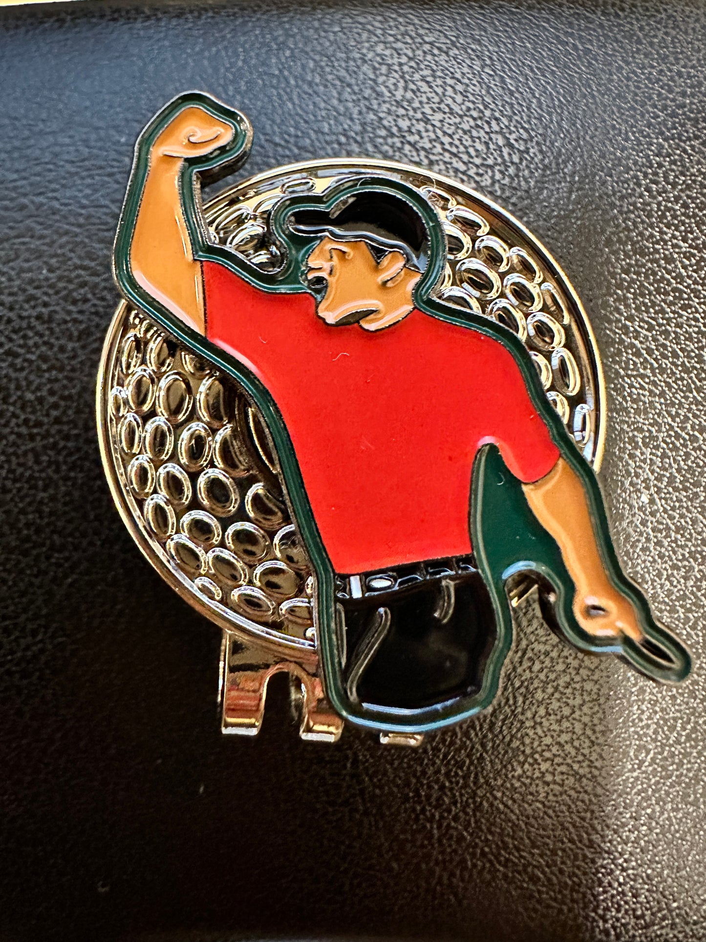 Unique Golf Marker | Dude with a red tuesday shirt | GOAT